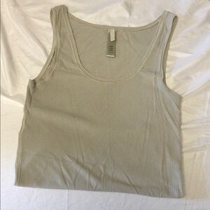 SKIMS Ribbed Tank Top - Light Gray